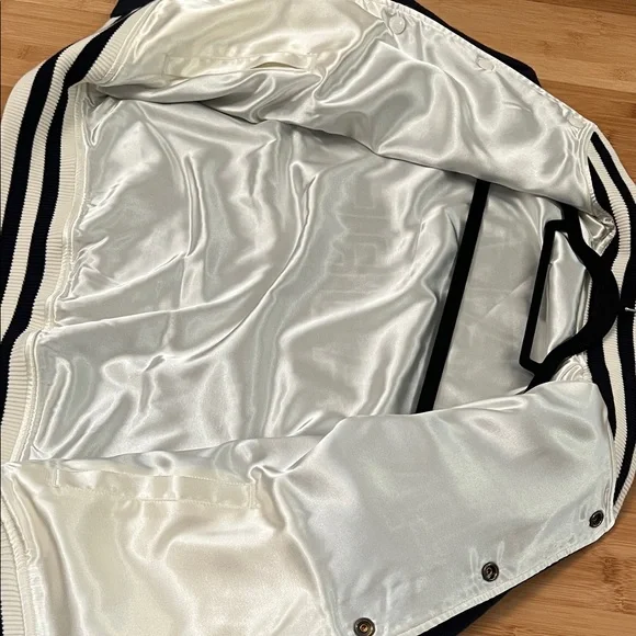 Ralph Lauren polar fleece reversible Varsity bomber Jacket - Picture 14 of 16